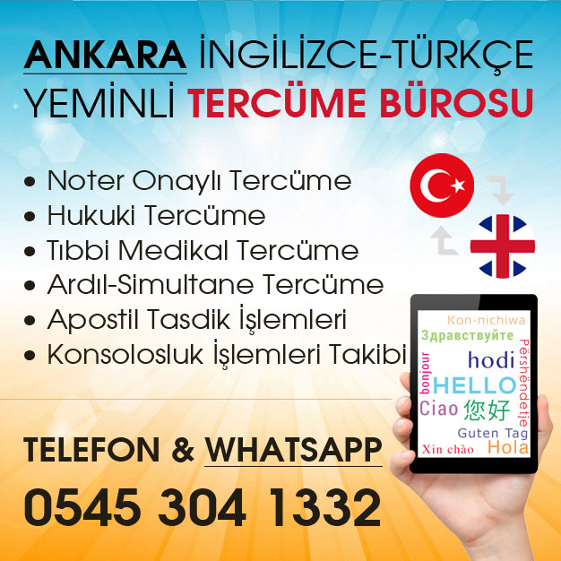Tercüme Bürosu Ankara